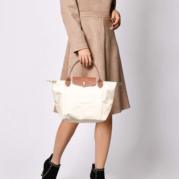 Longchamp Le Pliage Original M Tote bag Paper - Recycled canvas - Picture 2 of 8